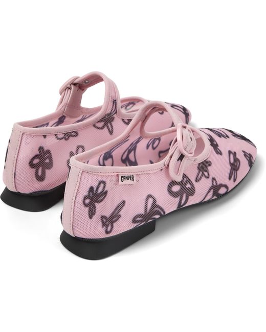 Camper Black Riemchenballerina 'Casi Myra'