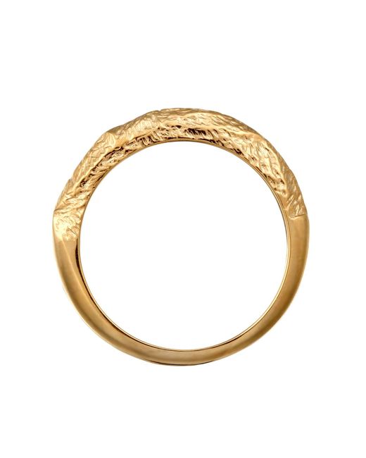 Kuzzoi Ring in Metallic für Herren