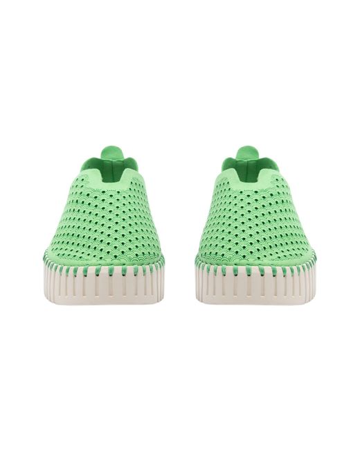 Ilse Jacobsen Green Slip On 'Tulip'
