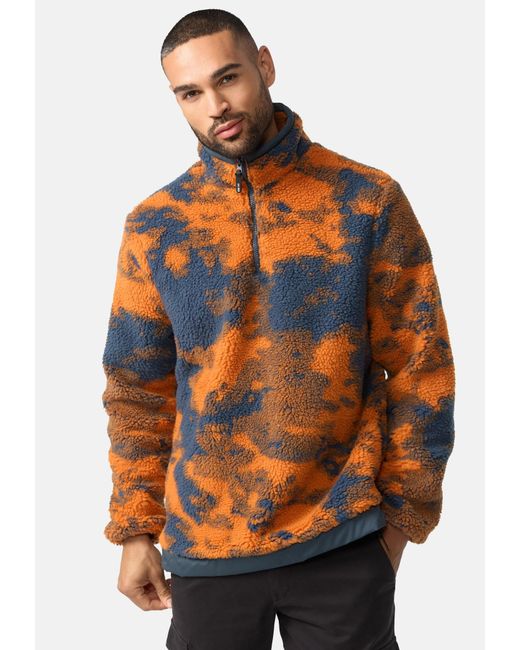 INDICODE Pullover Sofiane in Orange für Herren