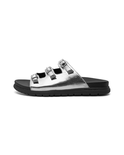 Woden Black Pantolette 'Ellen'