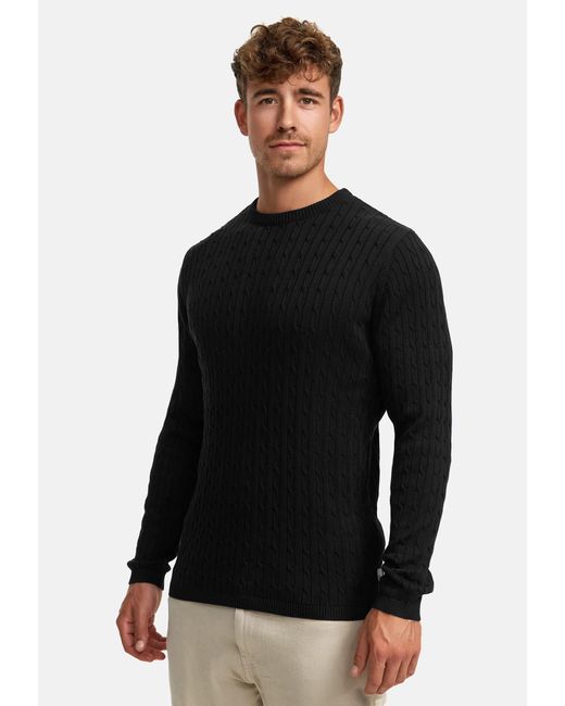 Kronstadt Pullover Cable in Black für Herren