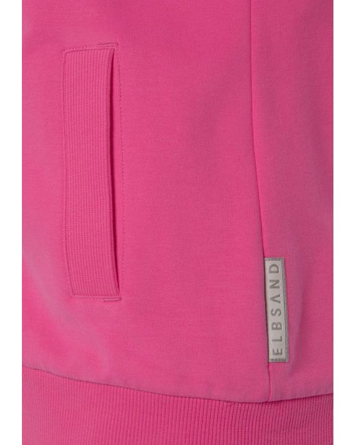 Elbsand Pink Sweatjacke
