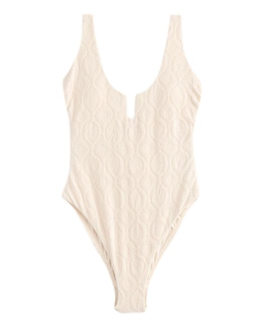 Next White Badeanzug