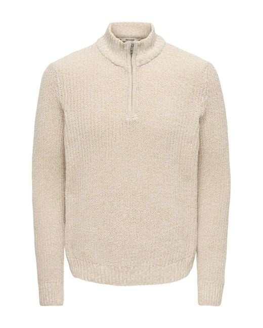 Only & Sons Pullover Onsjoin in White für Herren