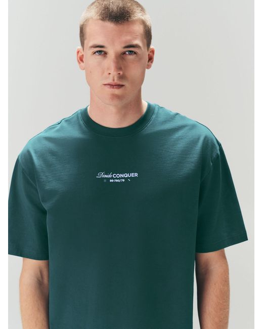 Next T-Shirt in Green für Herren
