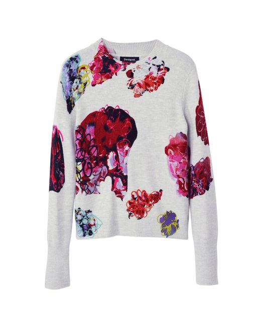 Desigual White Pullover Christian Lacroix'