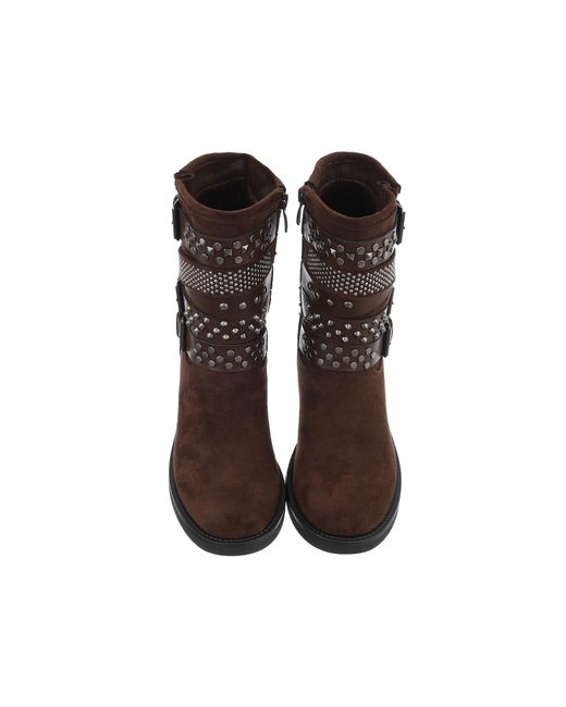 Ital-Design Brown Stiefelette