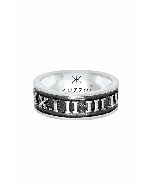 Kuzzoi Ring Zahlen in Multicolor für Herren