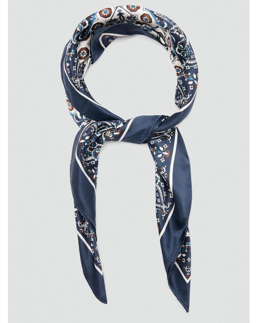 Mango Blue Tuch Hojas