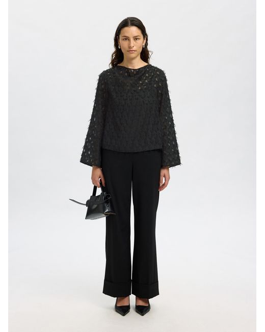 SELECTED Black Bluse Slfmarion