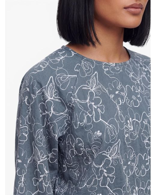 Object Blue Bluse Objalanna