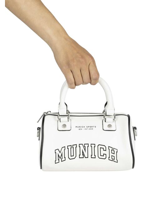 Munich White Handtasche Court
