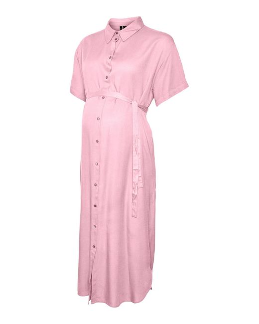 Vero Moda Pink Kleid 'Vmmbumpy'