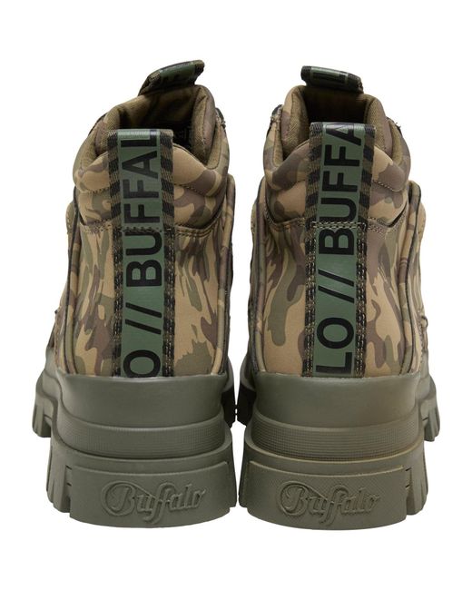Buffalo Brown Schnürstiefelette Aspha