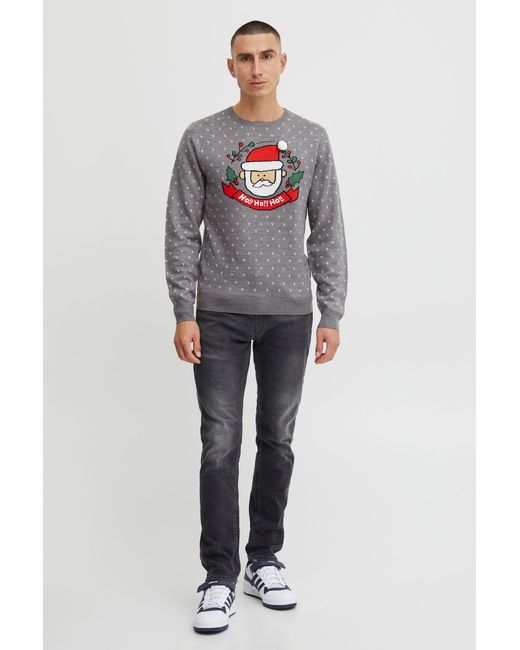 11 Project Strickpullover in Gray für Herren