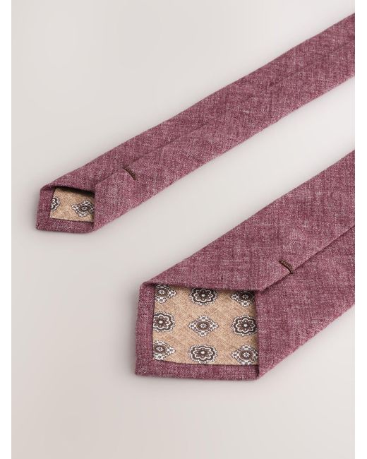 Next Set:Krawatte Und Einstecktuch in Pink für Herren