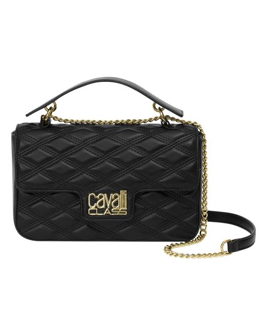 Roberto Cavalli Black Handtasche Amanda