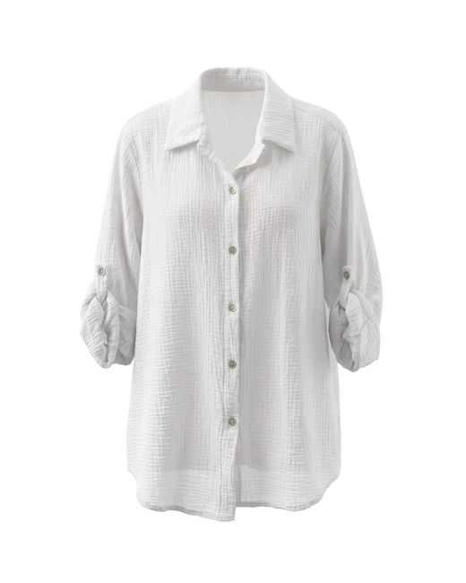 TorWeit White Oversizeshirt