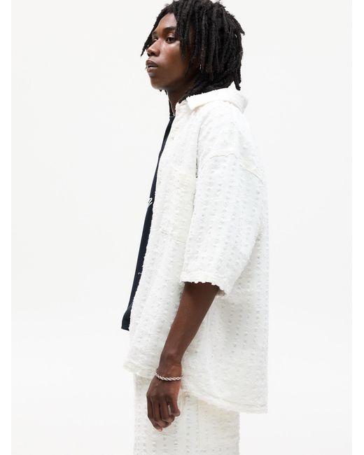 Pull&Bear Hemd in White für Herren