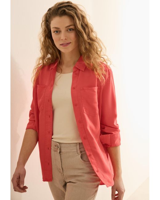 Cecil Red Bluse