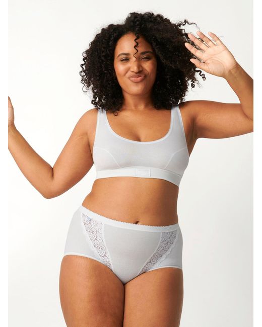 Sloggi White Maxislip Chic