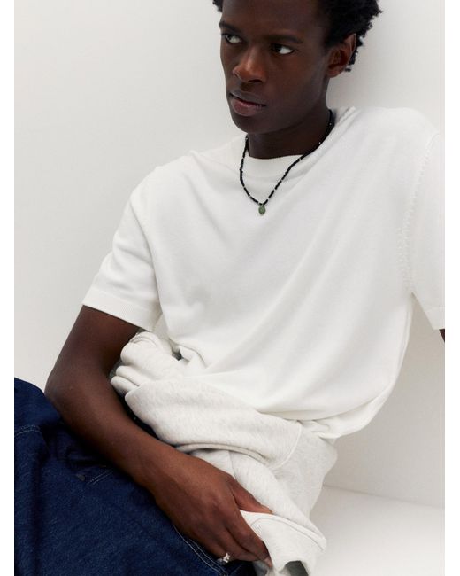 Pull&Bear Pullover in White für Herren