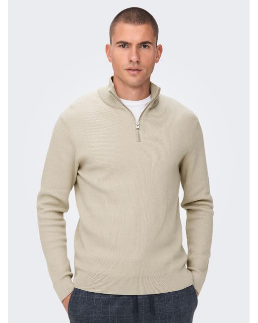 Only & Sons Pullover Onsphil in Gray für Herren