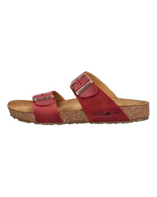 Haflinger Red Pantolette