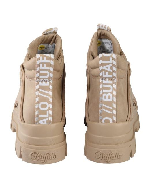 Buffalo Natural Schnürstiefelette Aspha