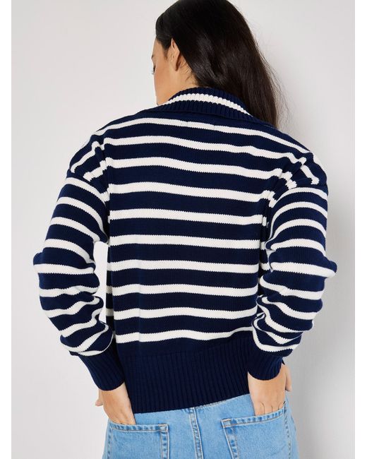 Apricot Blue Pullover