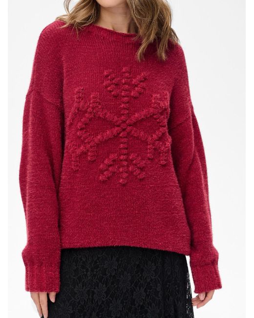 Blue Shadow Red Pullover