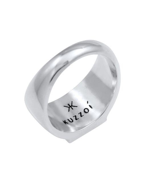 Kuzzoi Ring in Metallic für Herren