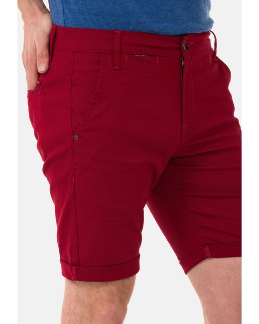 Cipo & Baxx Shorts in Red für Herren