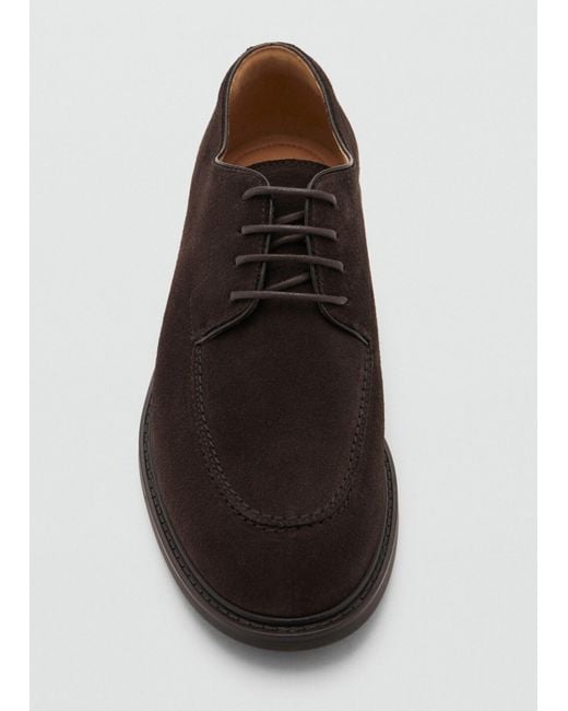 Mango Schnürschuh Bordon in Black für Herren