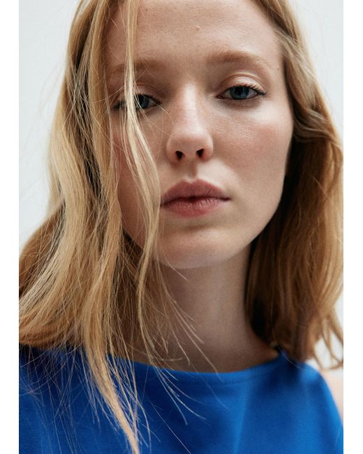 Mango Blue Top Tecli