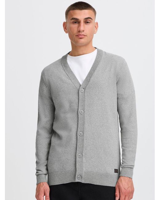 Solid Strickjacke Akalma in Gray für Herren