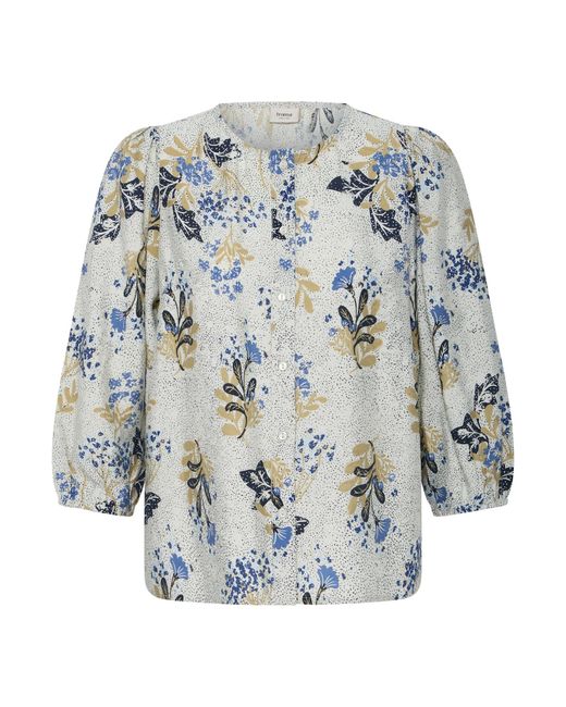 Fransa Blue Bluse Serena