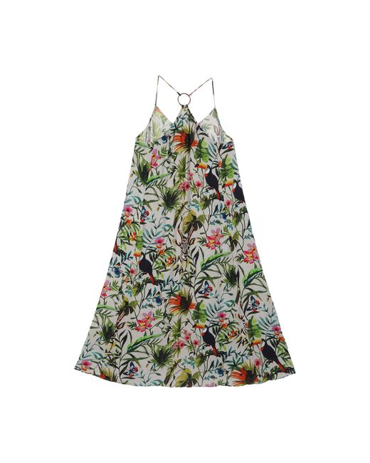 Lola Casademunt Green Maxikleid