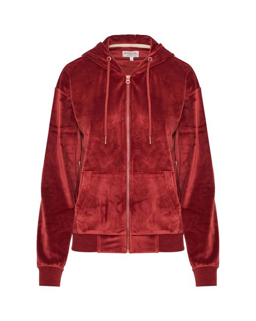 Funky Buddha Red Sweatjacke