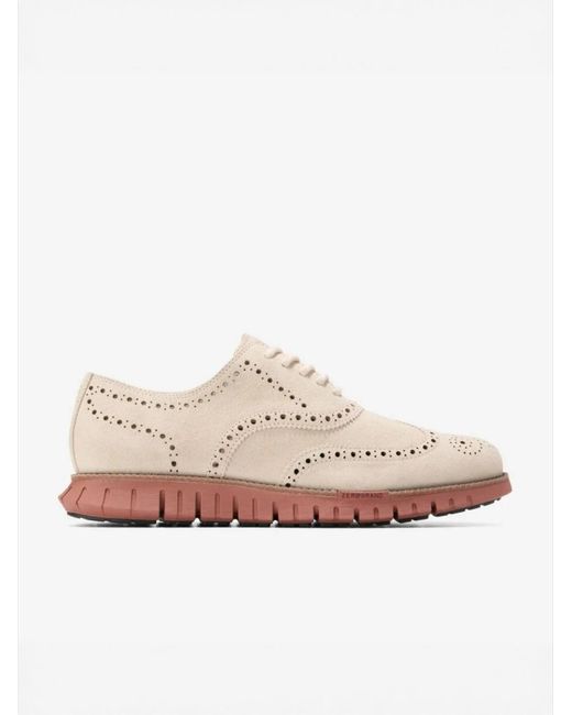 Cole Haan Schnürschuh Zg Rmstd Wing Ulined in Natural für Herren