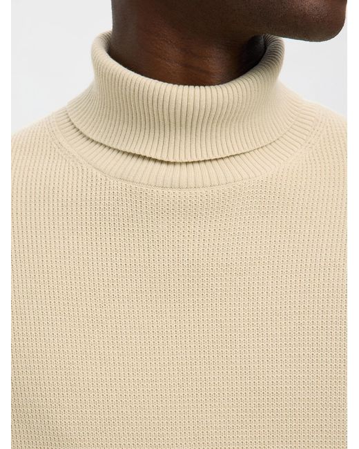 SELECTED Pullover Slhdane in Natural für Herren