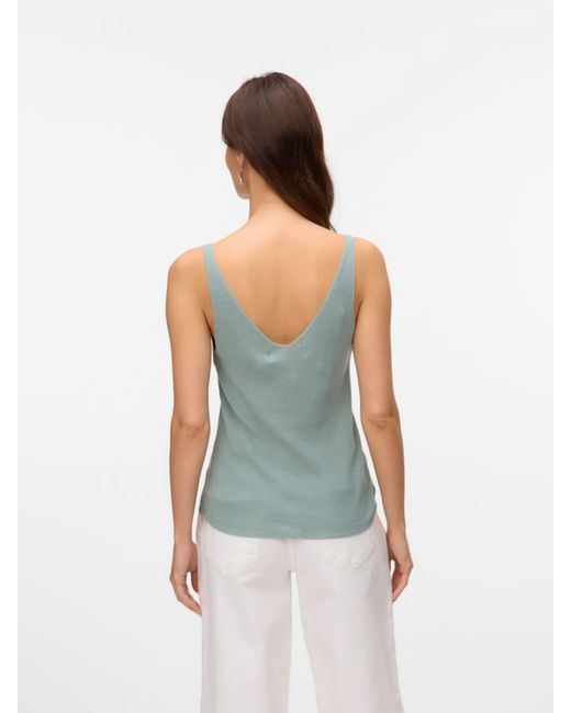 Vero Moda Blue Stricktop VMNEWLEX SUN SL TOP GA NOOS