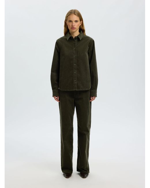 SELECTED Green Bluse