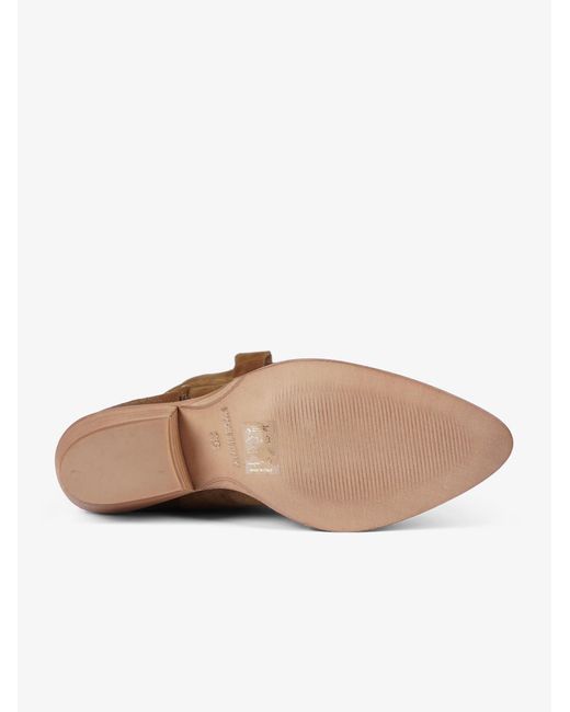 GISÉL MOIRÉ Brown Stiefel