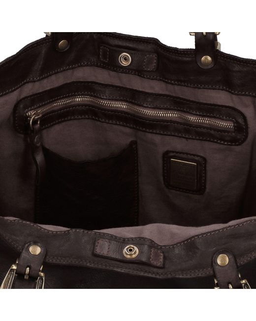 Campomaggi Black Shopper Lidia