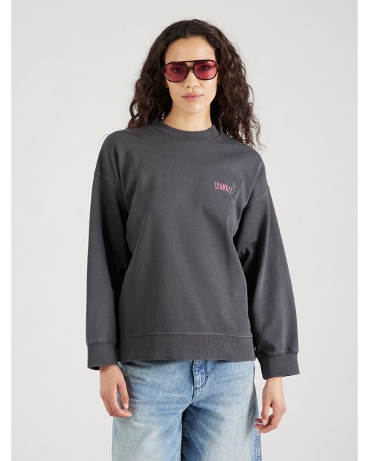 Roxy Gray Sweatshirt 'Lineup'