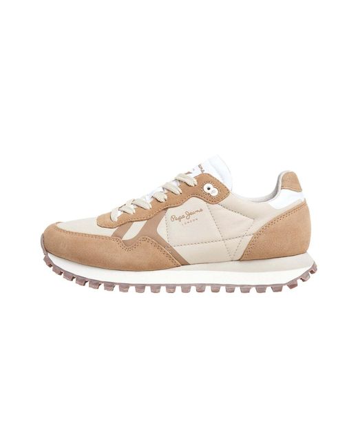 Pepe Jeans White Sneaker Brit-On'