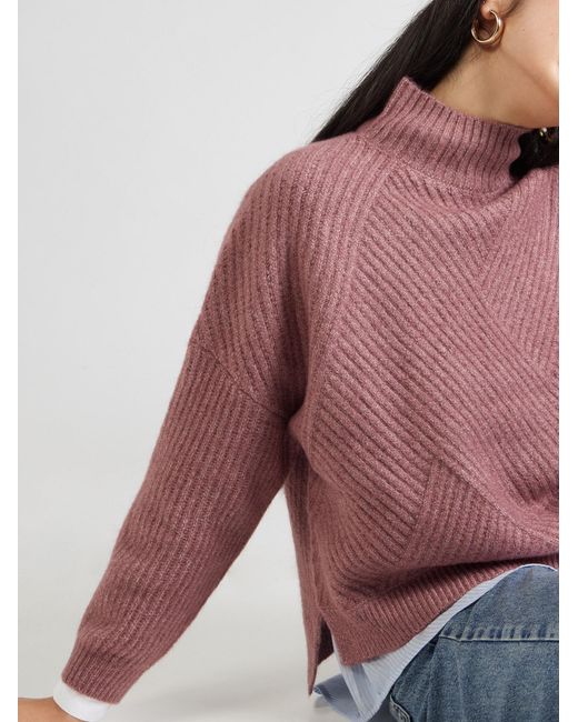 /about You Red Pullover Maxi
