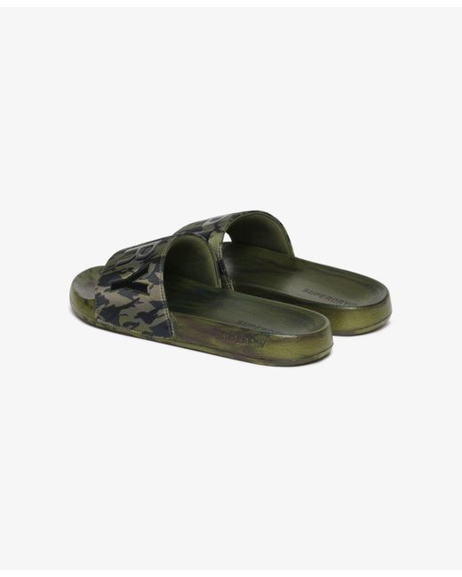 Superdry & Co Badeschuh Core in Green für Herren